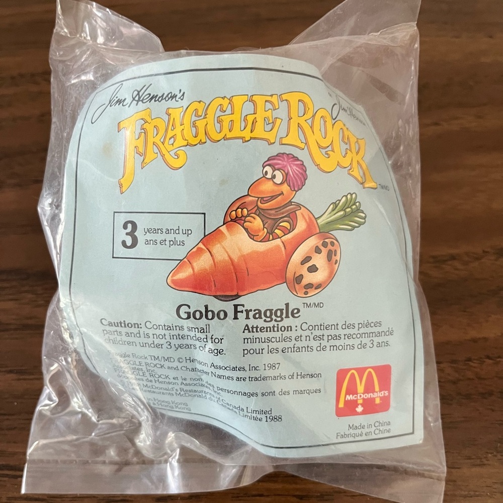 Unopened McDonald’s Fraggle Rock toy